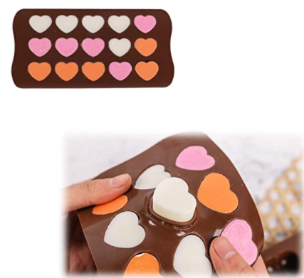 Heart-shaped Food-Grade Silicone Molds (Set of 2)