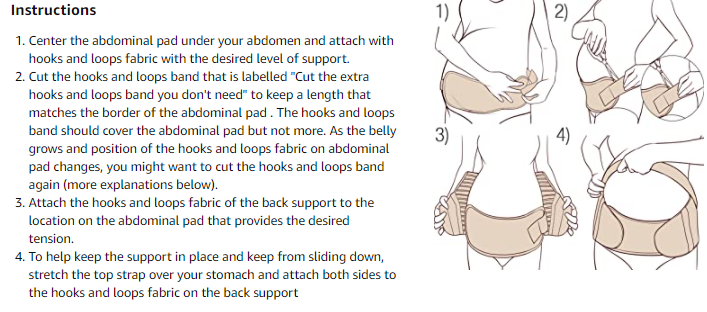 Adjustable Maternity/Pregnancy Support Belt